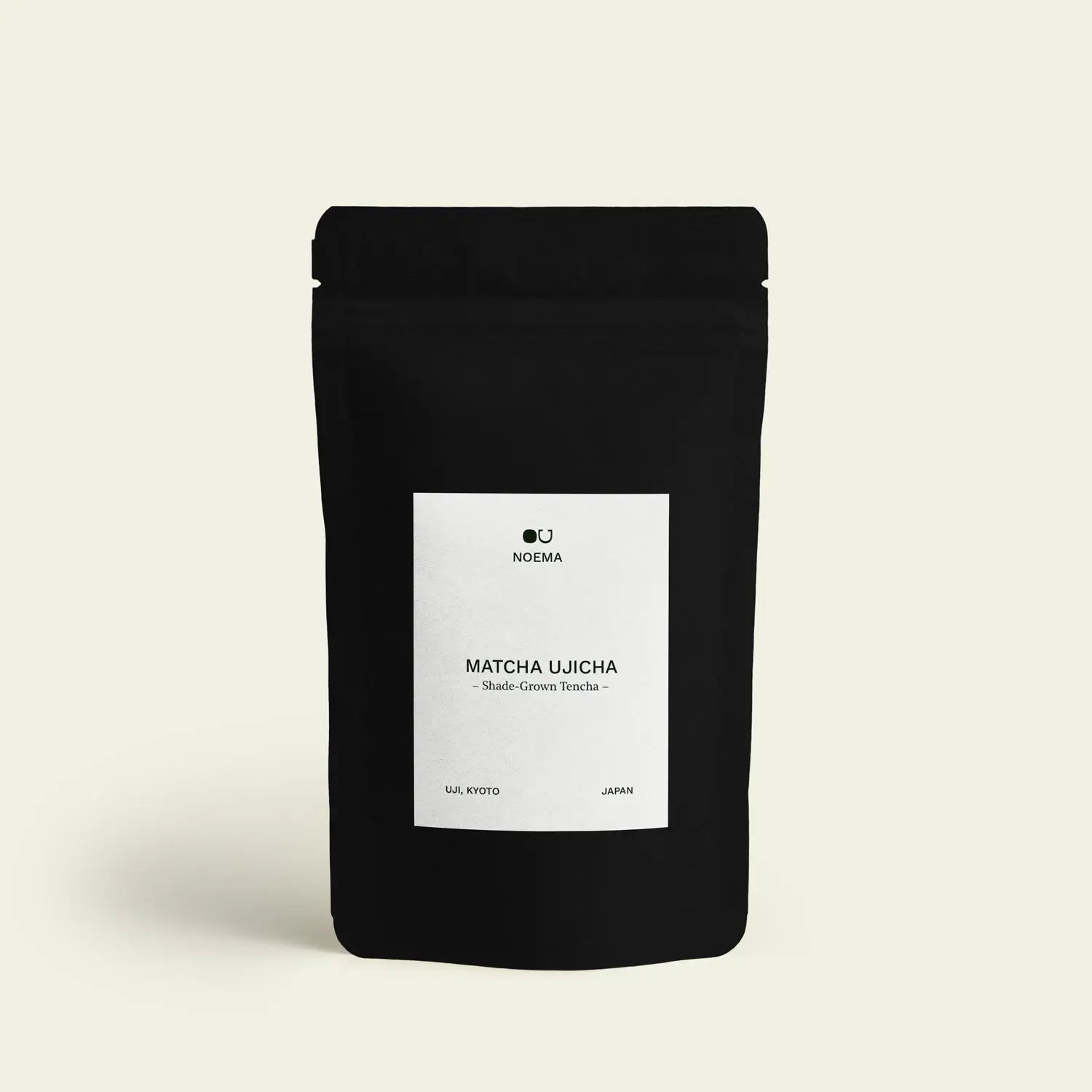 Matcha Ujicha - Noema - Teeverpackung von vorne fotografiert